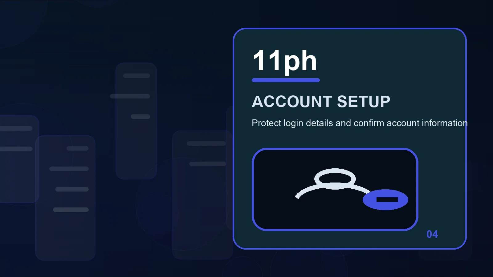 11ph register illustration for read unique password before moving forward